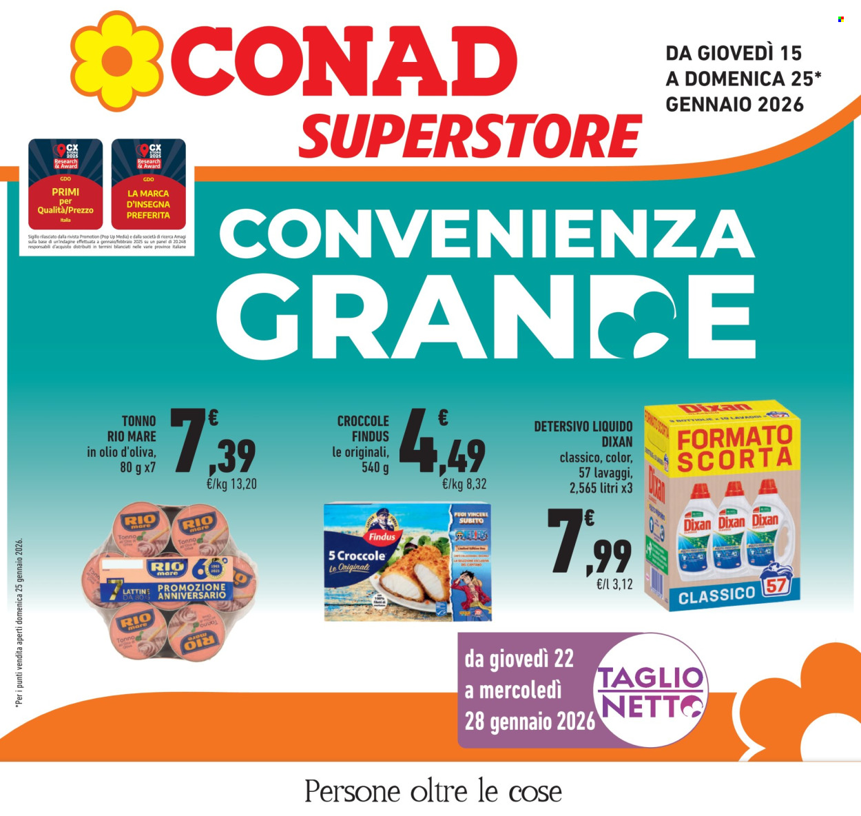 Volantino Conad Superstore - 15/1/2026 - 25/1/2026. Pagina 1