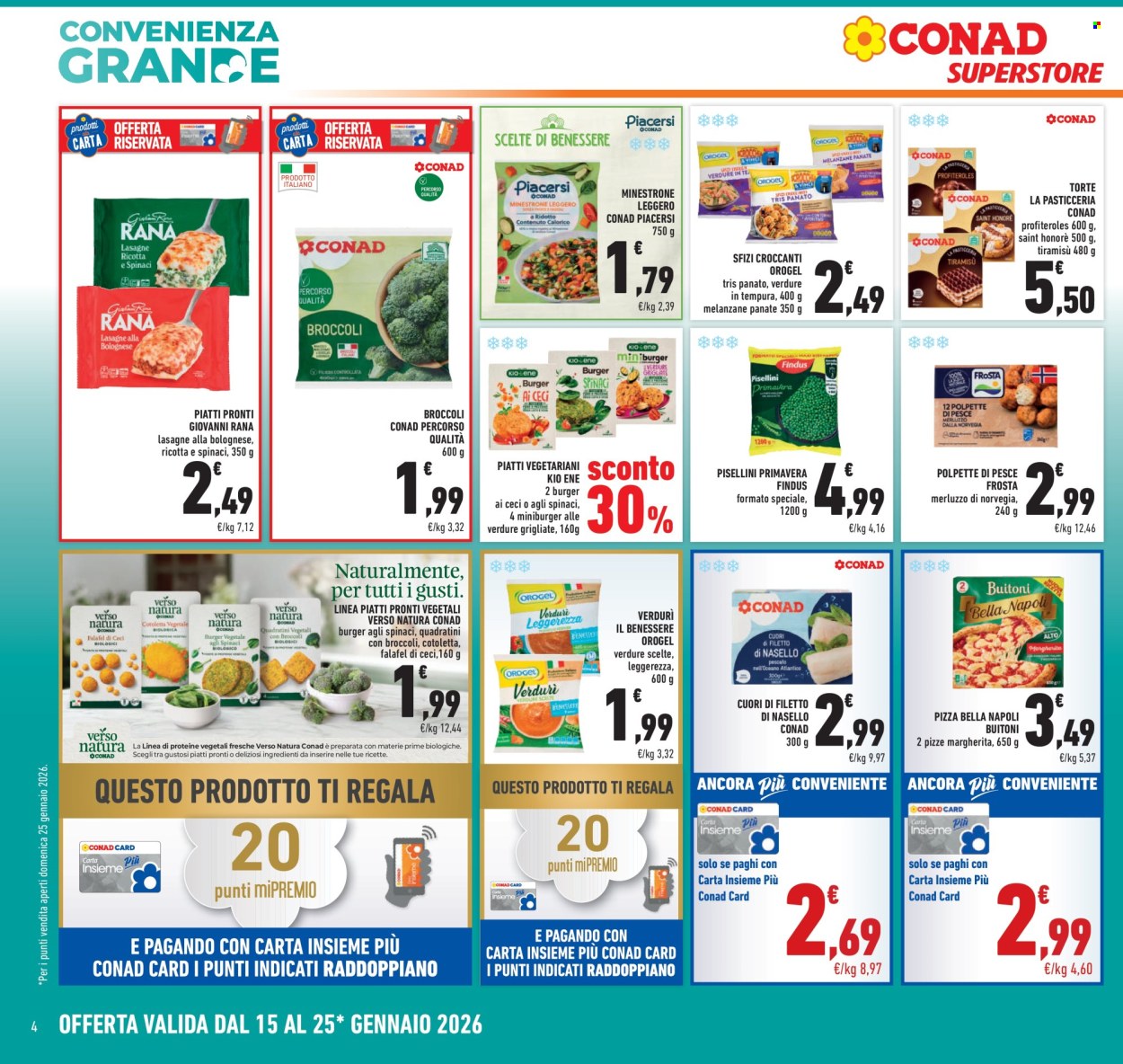 Volantino Conad Superstore - 15/1/2026 - 25/1/2026. Pagina 4