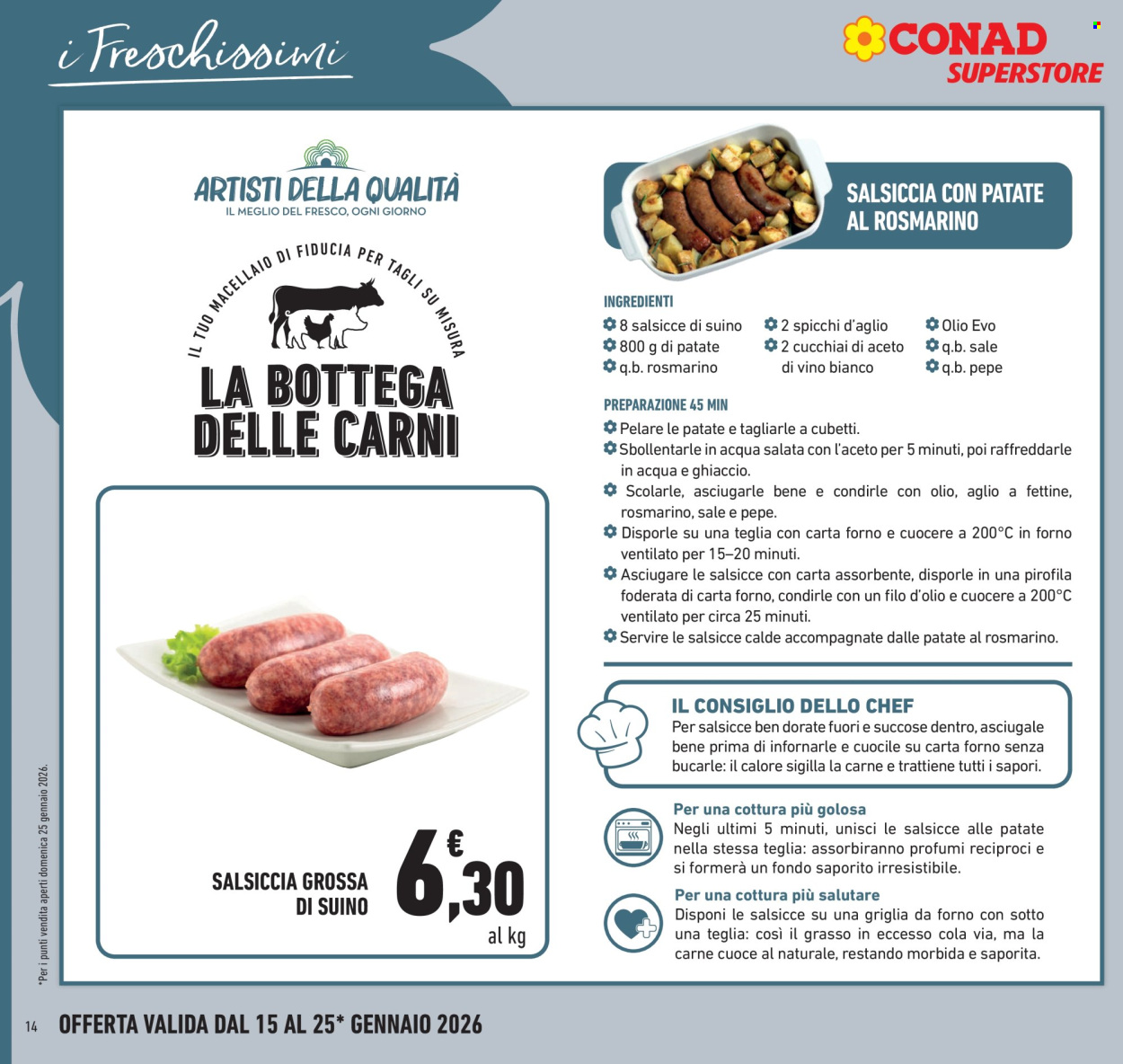 Volantino Conad Superstore - 15/1/2026 - 25/1/2026. Pagina 14