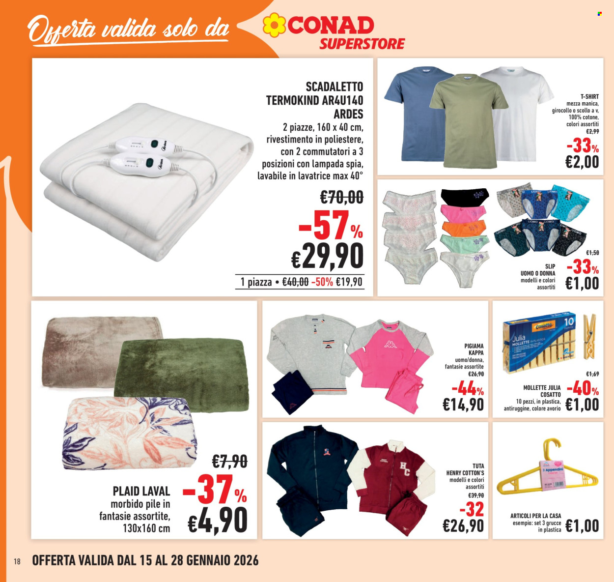 Volantino Conad Superstore - 15/1/2026 - 25/1/2026. Pagina 18