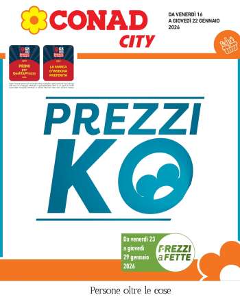 Volantino Conad City - 16/1/2026 - 22/1/2026.