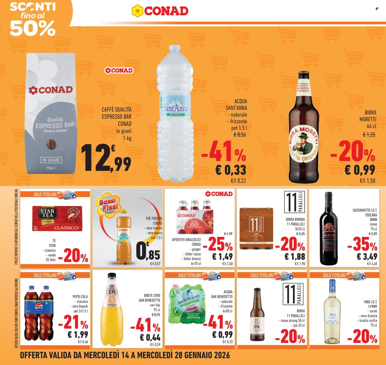 Volantino Conad - 14/1/2026 - 28/1/2026. Pagina 8