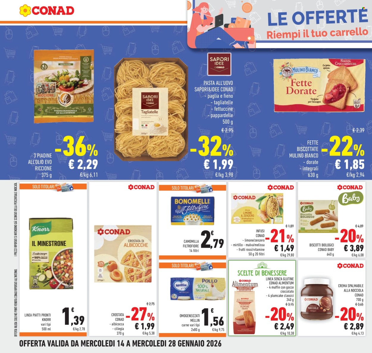 Volantino Conad - 14/1/2026 - 28/1/2026. Pagina 12