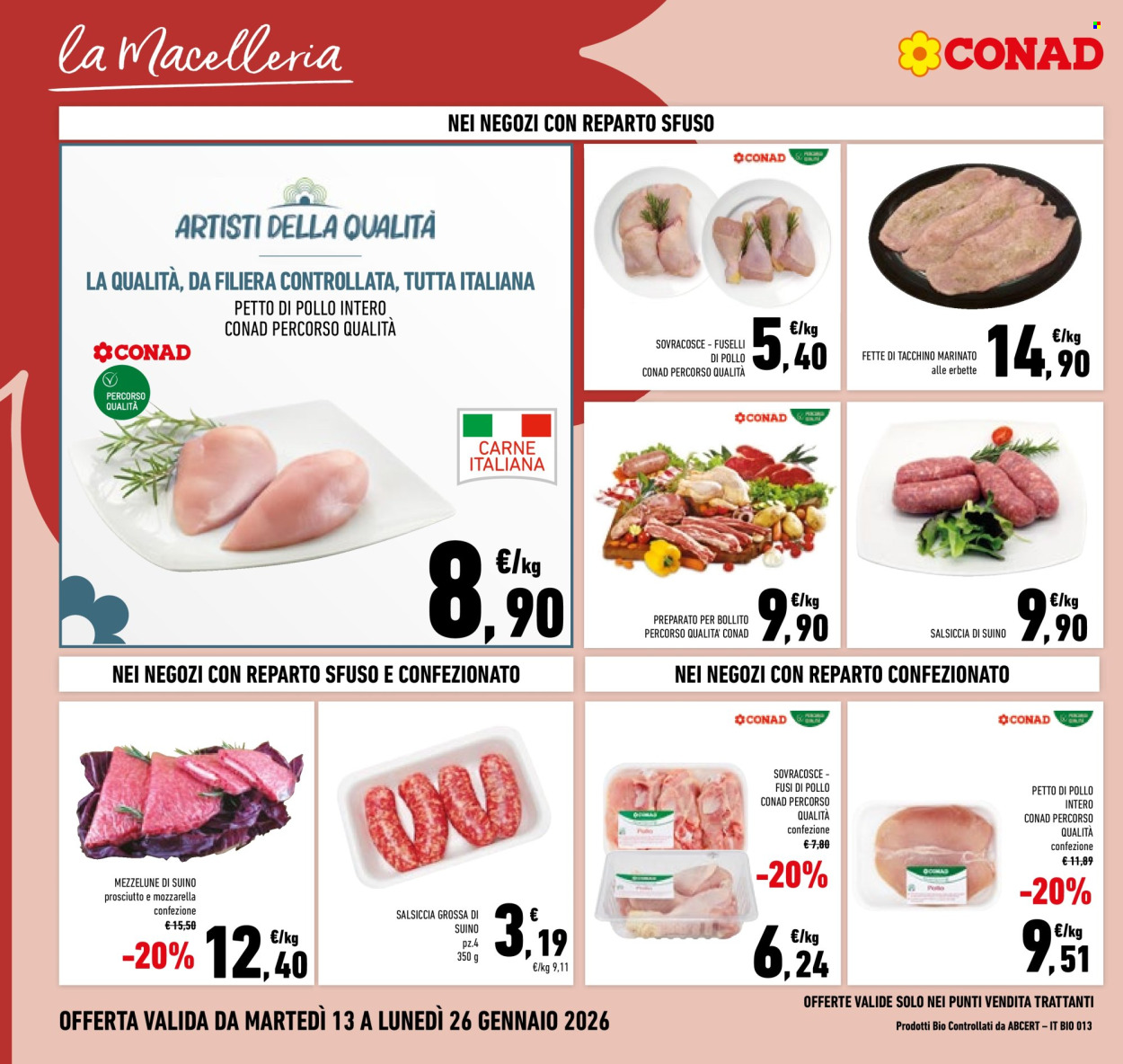Volantino Conad - 13/1/2026 - 26/1/2026. Pagina 4