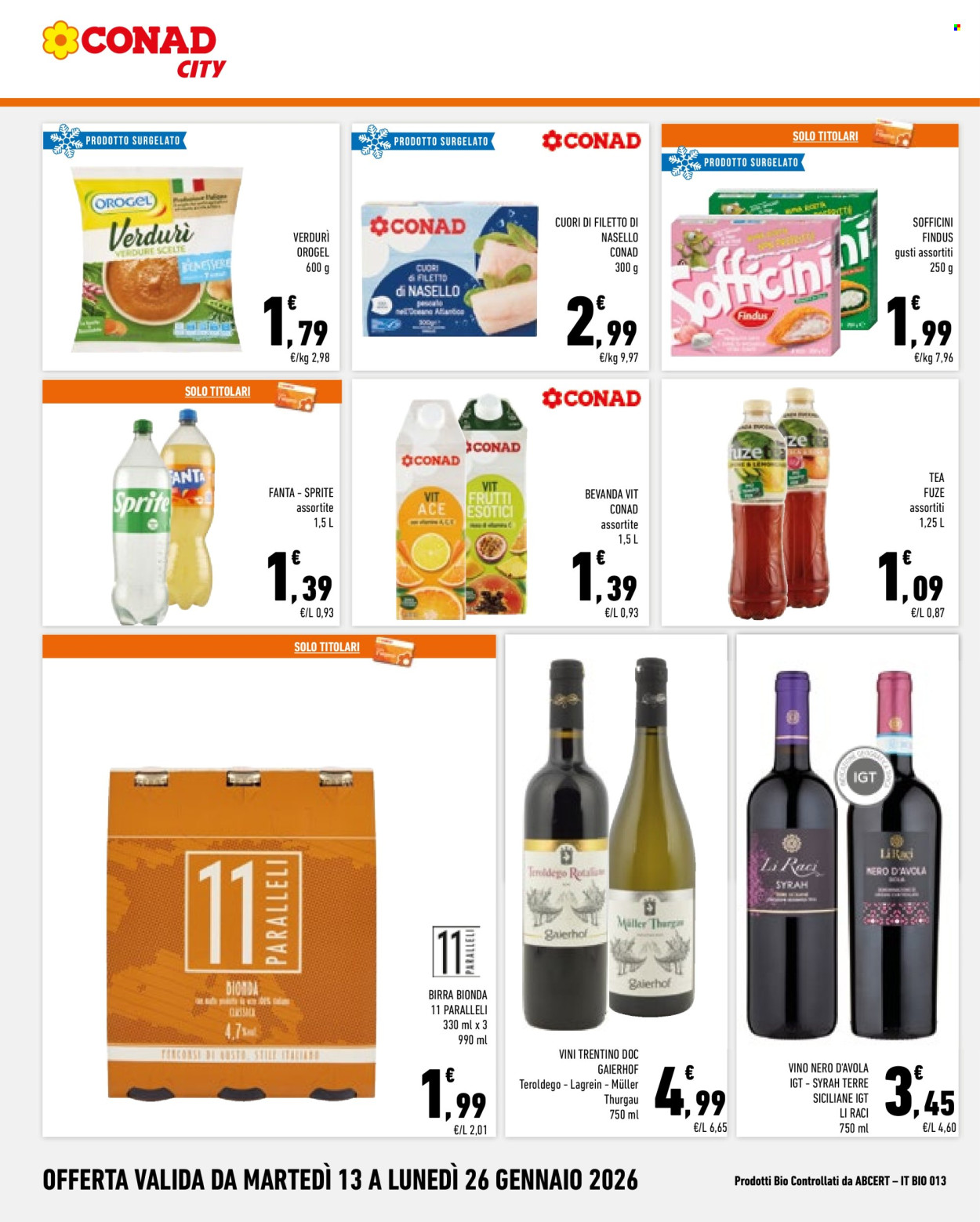 Volantino Conad - 13/1/2026 - 26/1/2026. Pagina 16