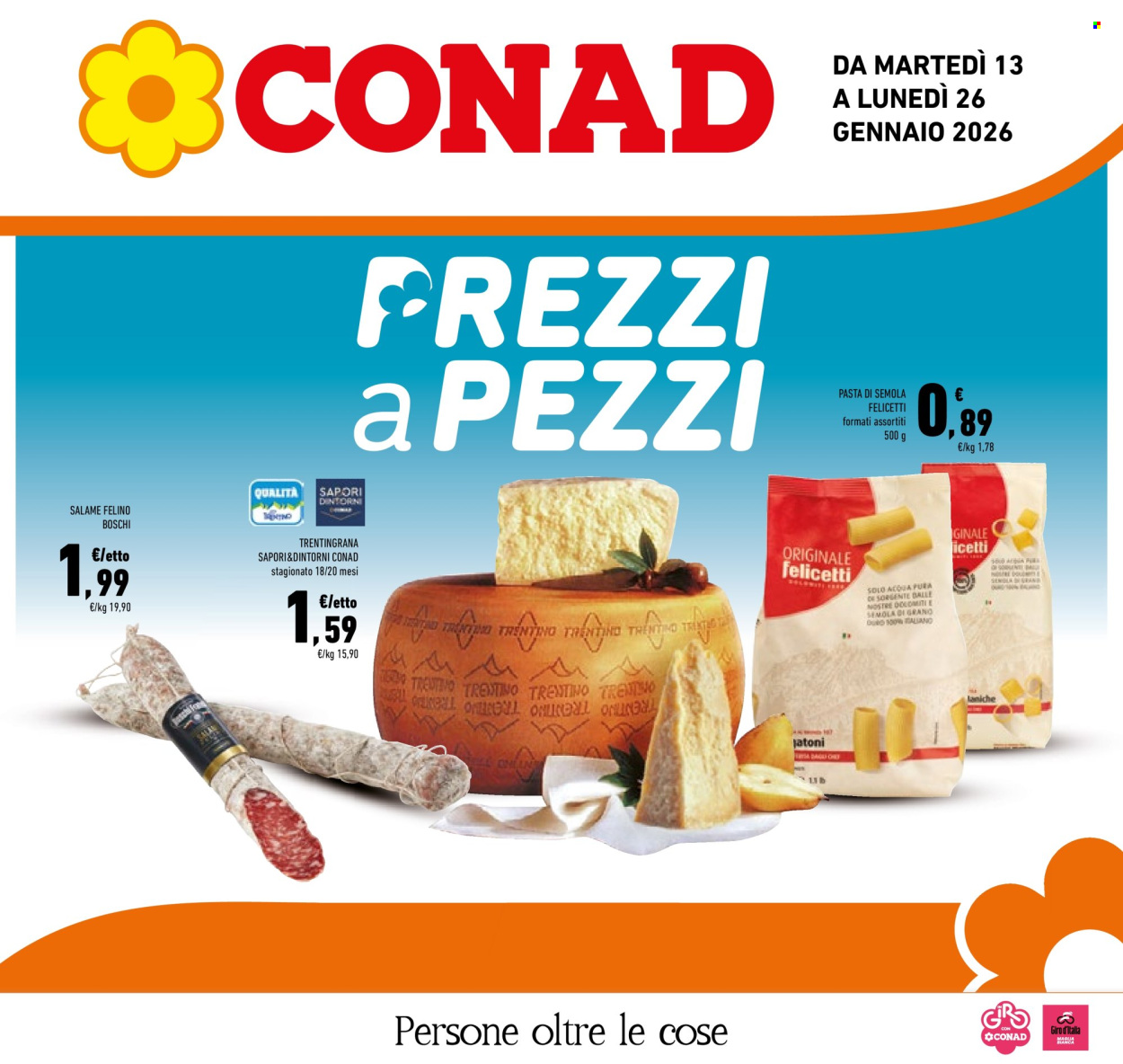 Volantino Conad - 13/1/2026 - 26/1/2026. Pagina 1