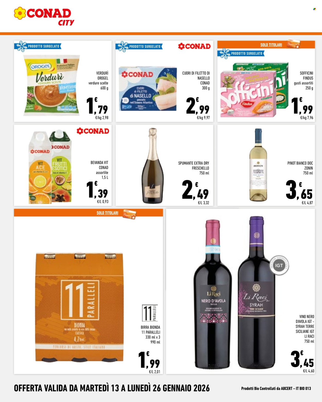 Volantino Conad - 13/1/2026 - 26/1/2026. Pagina 16