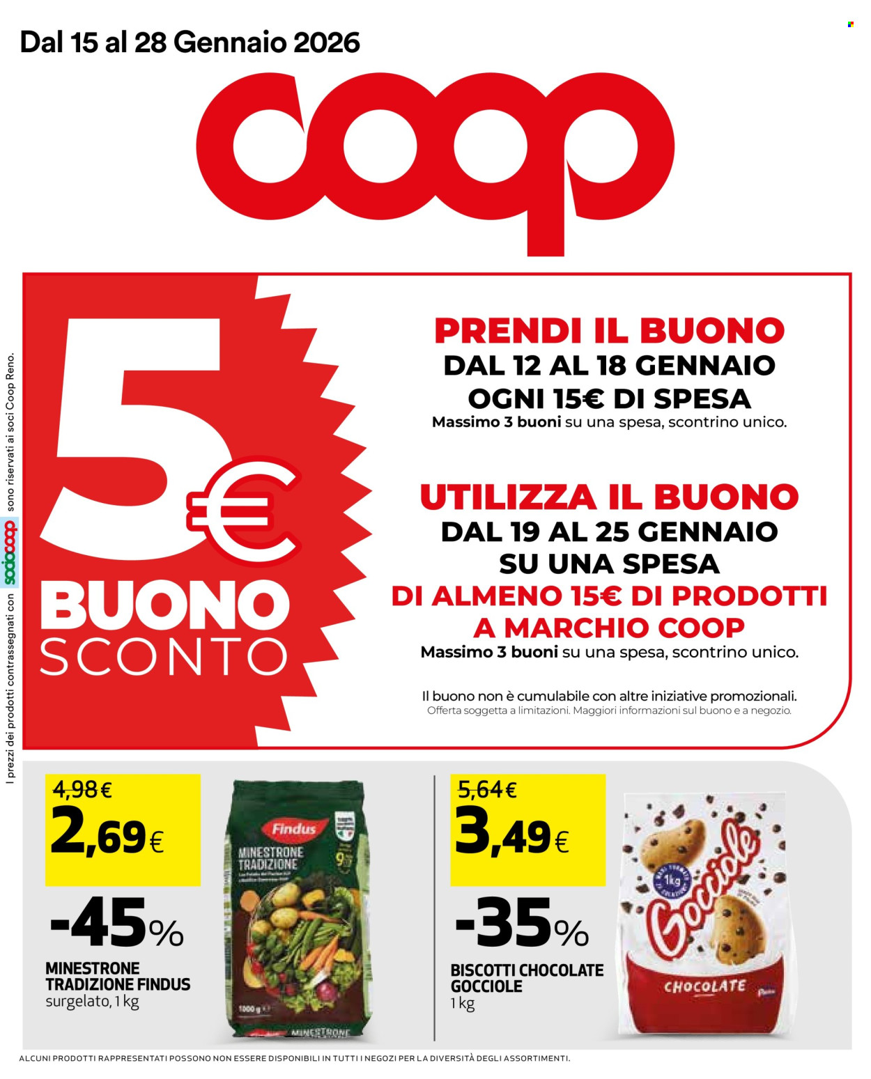 Volantino Coop - 15/1/2026 - 28/1/2026. Pagina 1