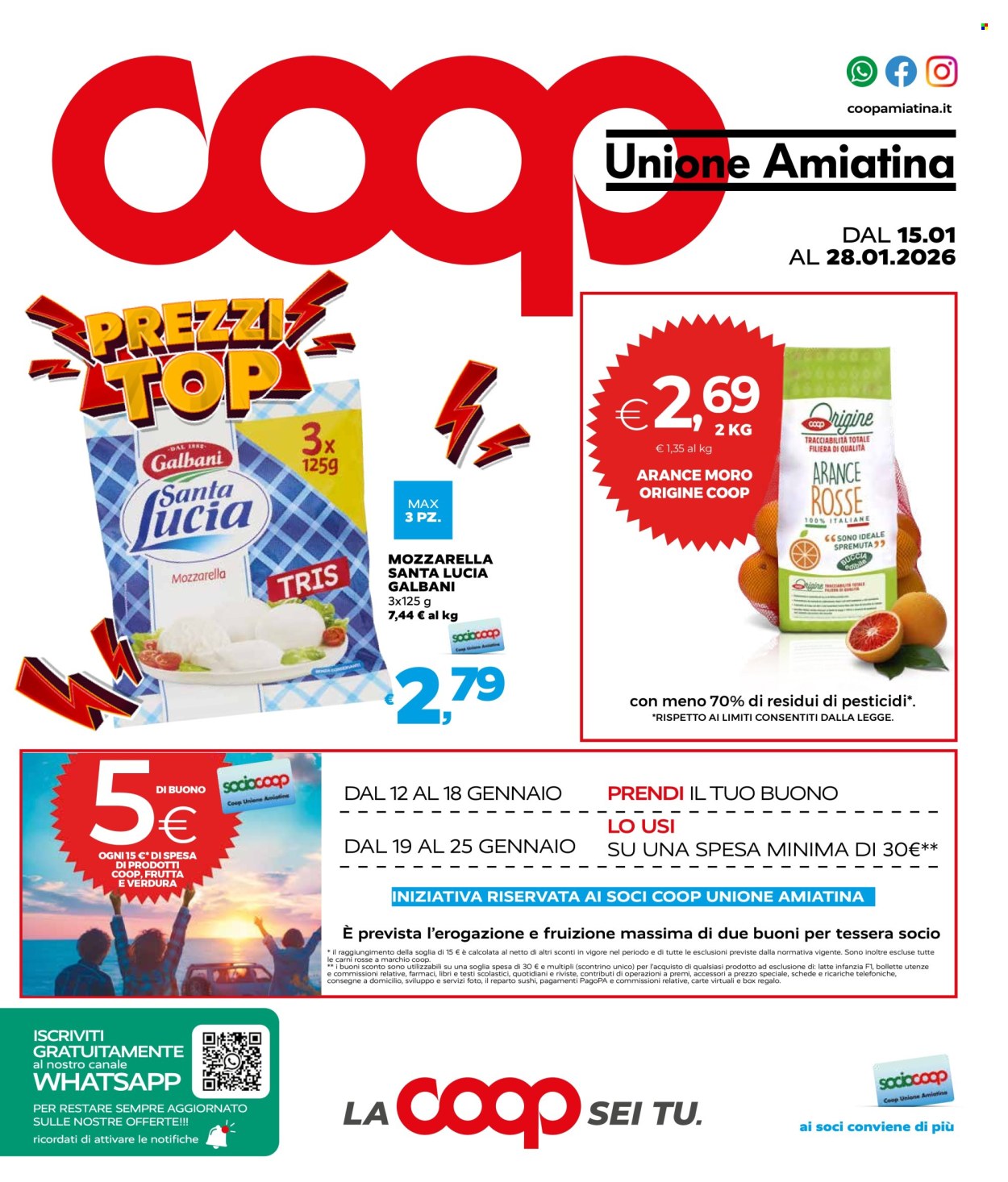 Volantino Coop - 15/1/2026 - 28/1/2026. Pagina 1