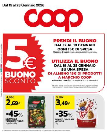 Volantino Coop - 15/1/2026 - 28/1/2026.