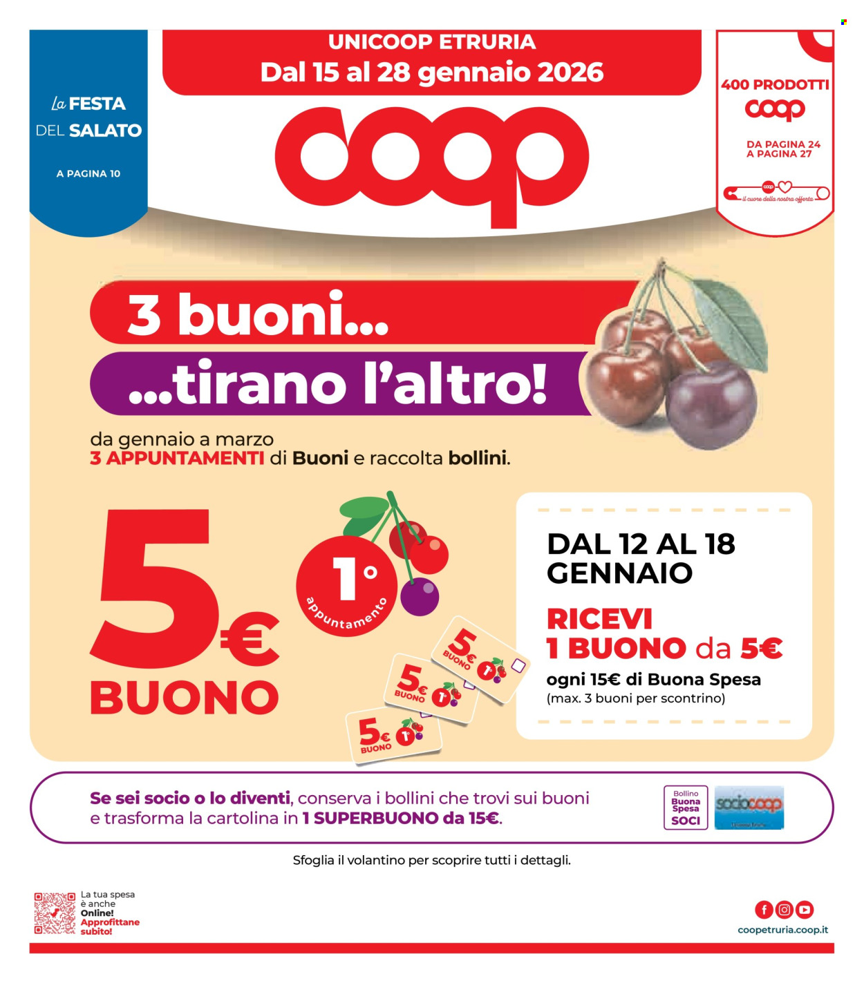 Volantino Coop - 15/1/2026 - 28/1/2026. Pagina 1