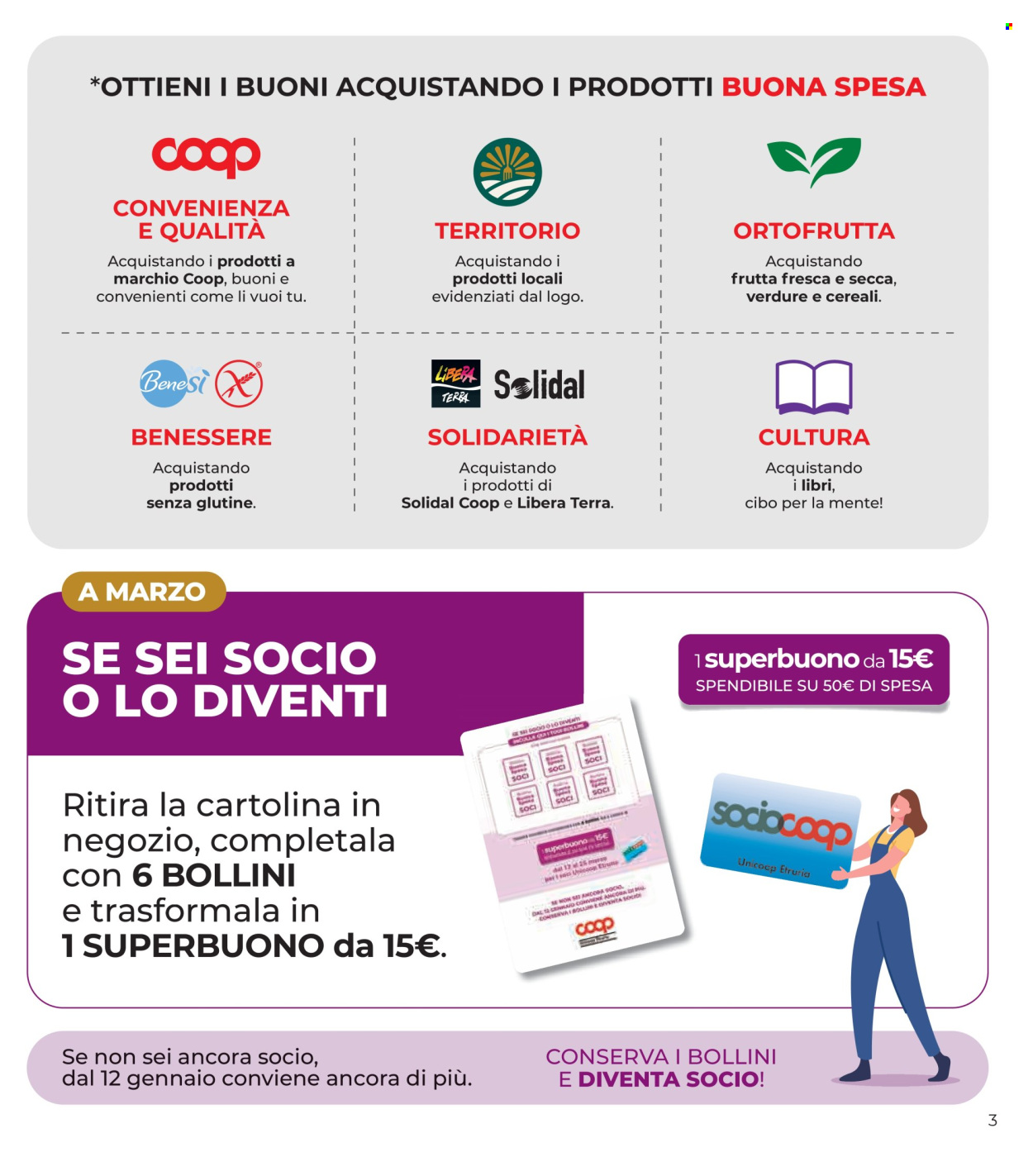 Volantino Coop - 15/1/2026 - 28/1/2026. Pagina 3