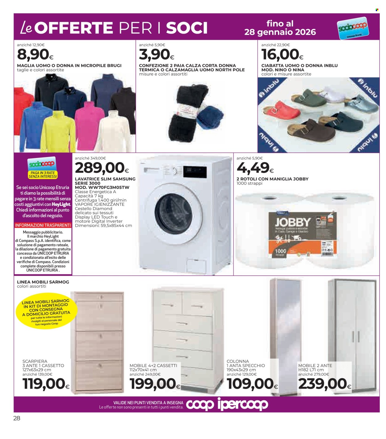 Volantino Coop - 15/1/2026 - 28/1/2026. Pagina 28