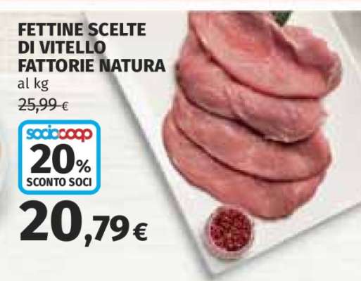 Fettine Scelte di Vitello Fattorie Natura
