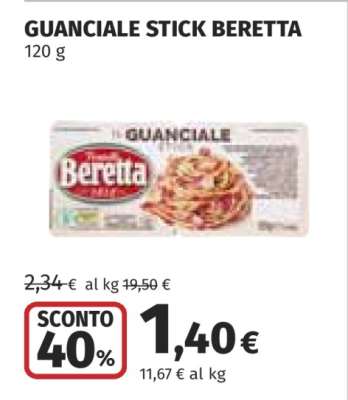 GUANCIALE STICK BERETTA