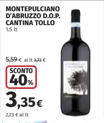 Montepulciano D’Abruzzo D.O.P. Cantina Tollo