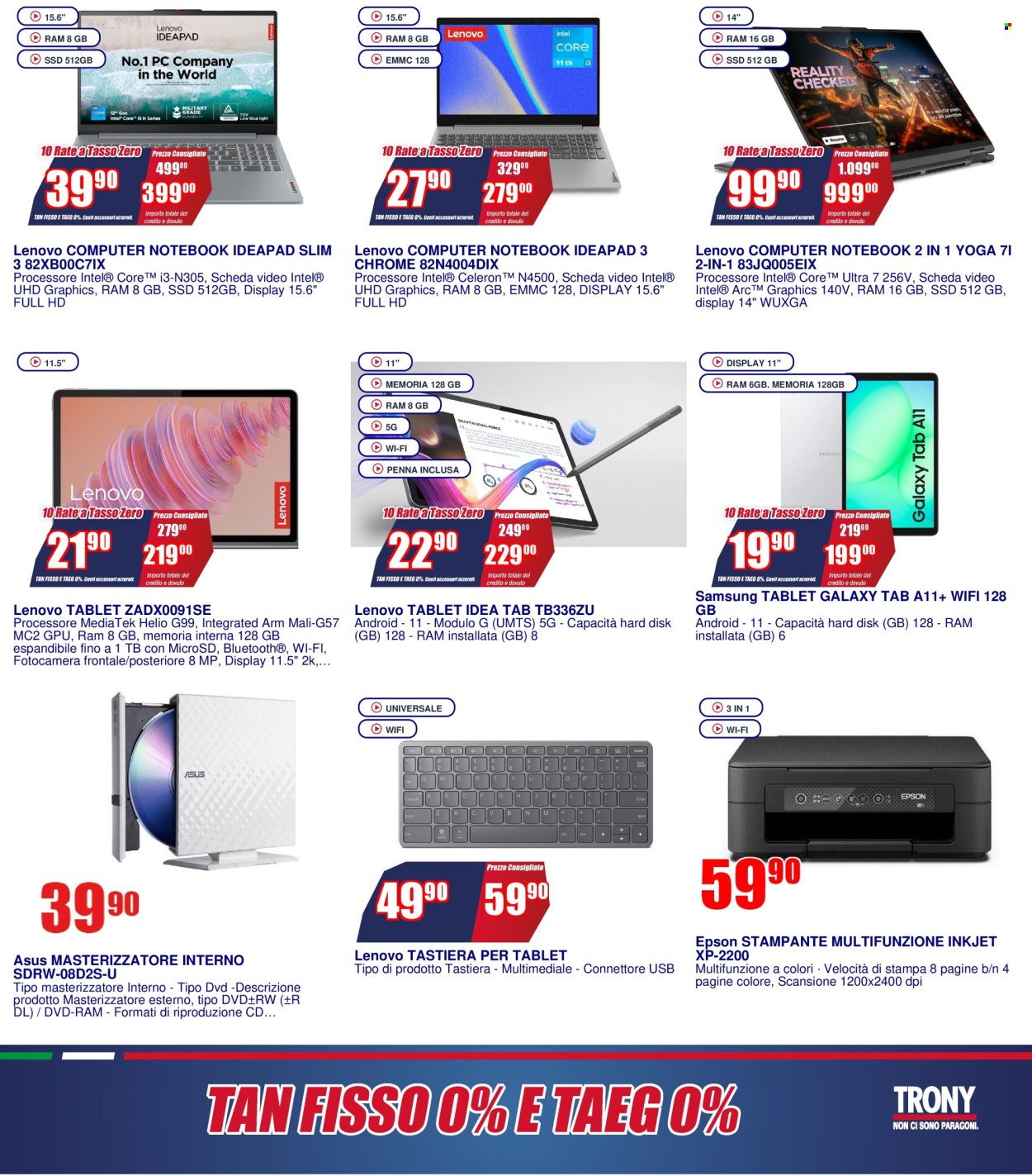 Volantino Trony - 15/1/2026 - 4/2/2026. Pagina 16