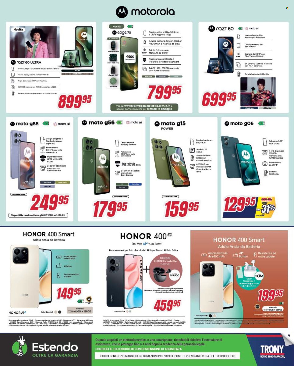 Volantino Trony - 15/1/2026 - 4/2/2026. Pagina 9