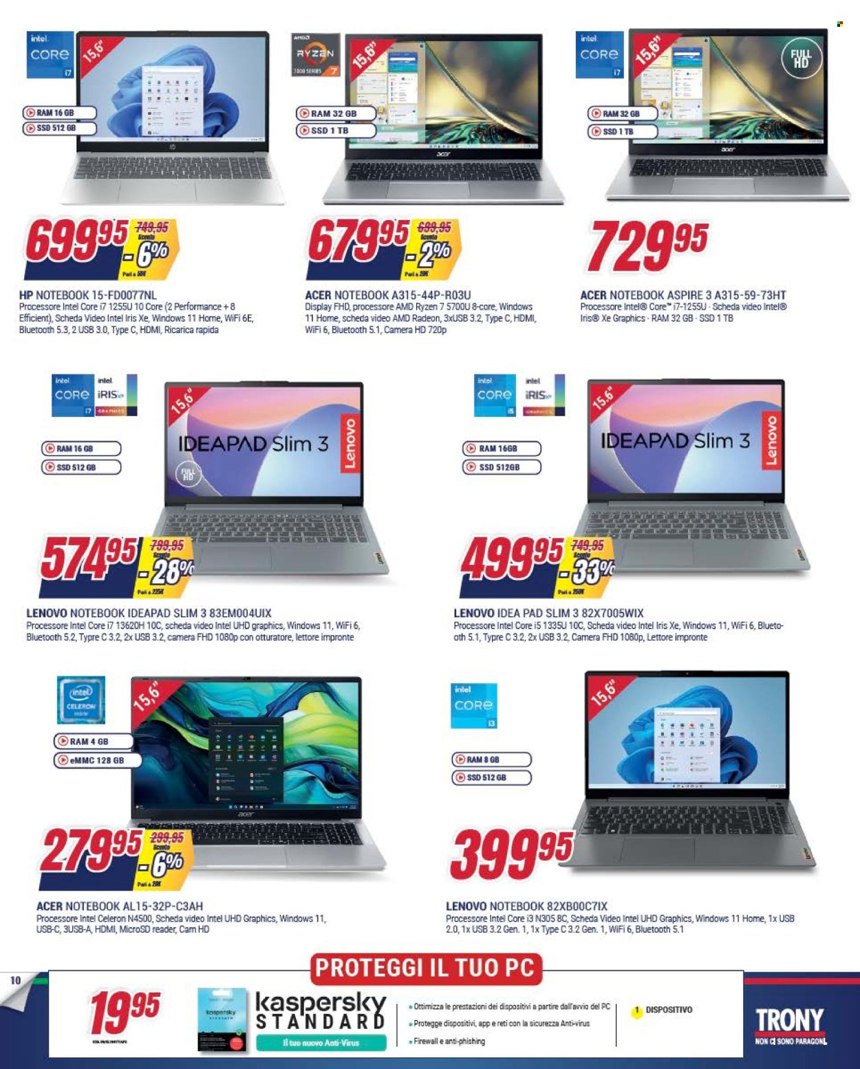 Volantino Trony - 15/1/2026 - 4/2/2026. Pagina 10