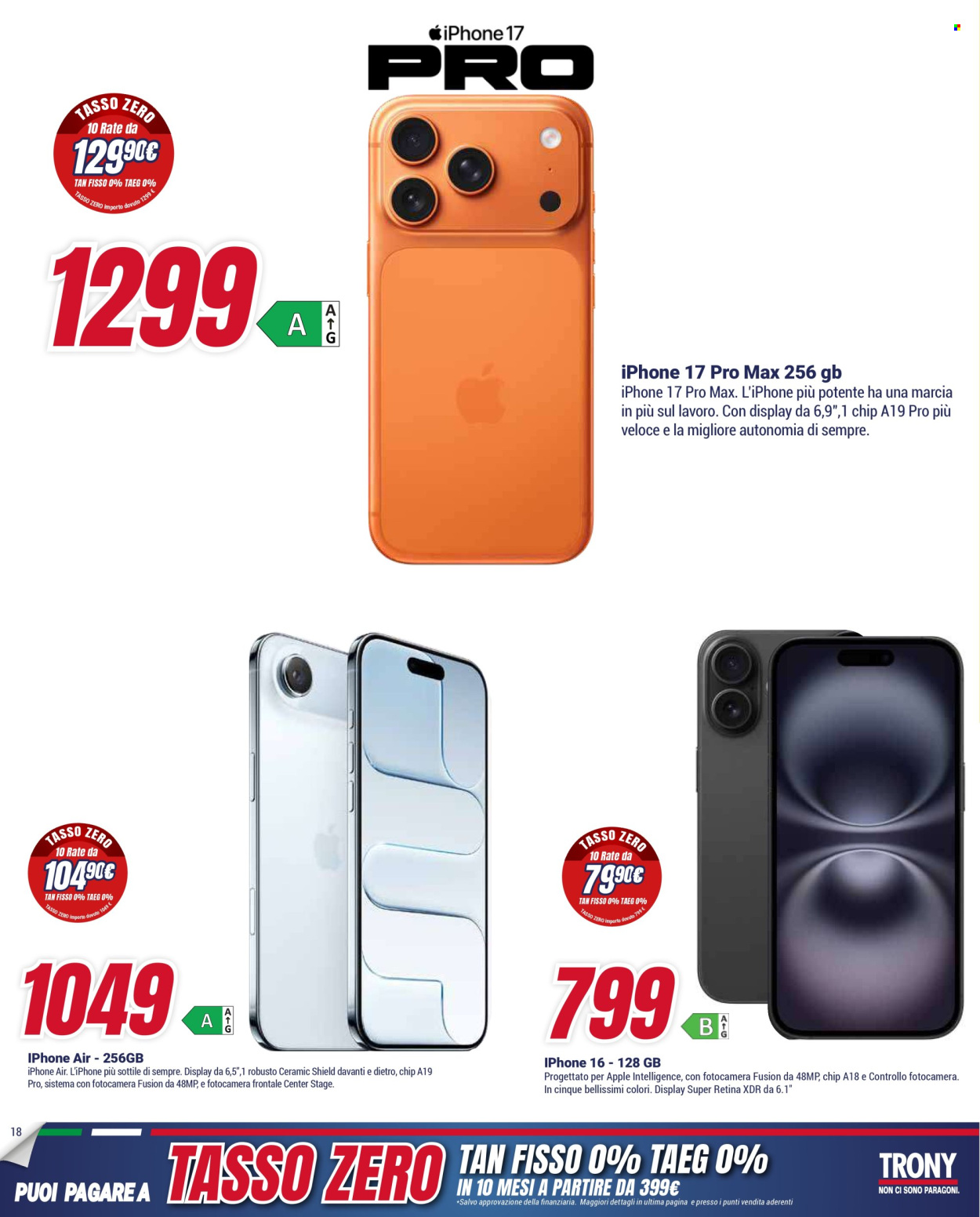 Volantino Trony - 15/1/2026 - 4/2/2026. Pagina 18