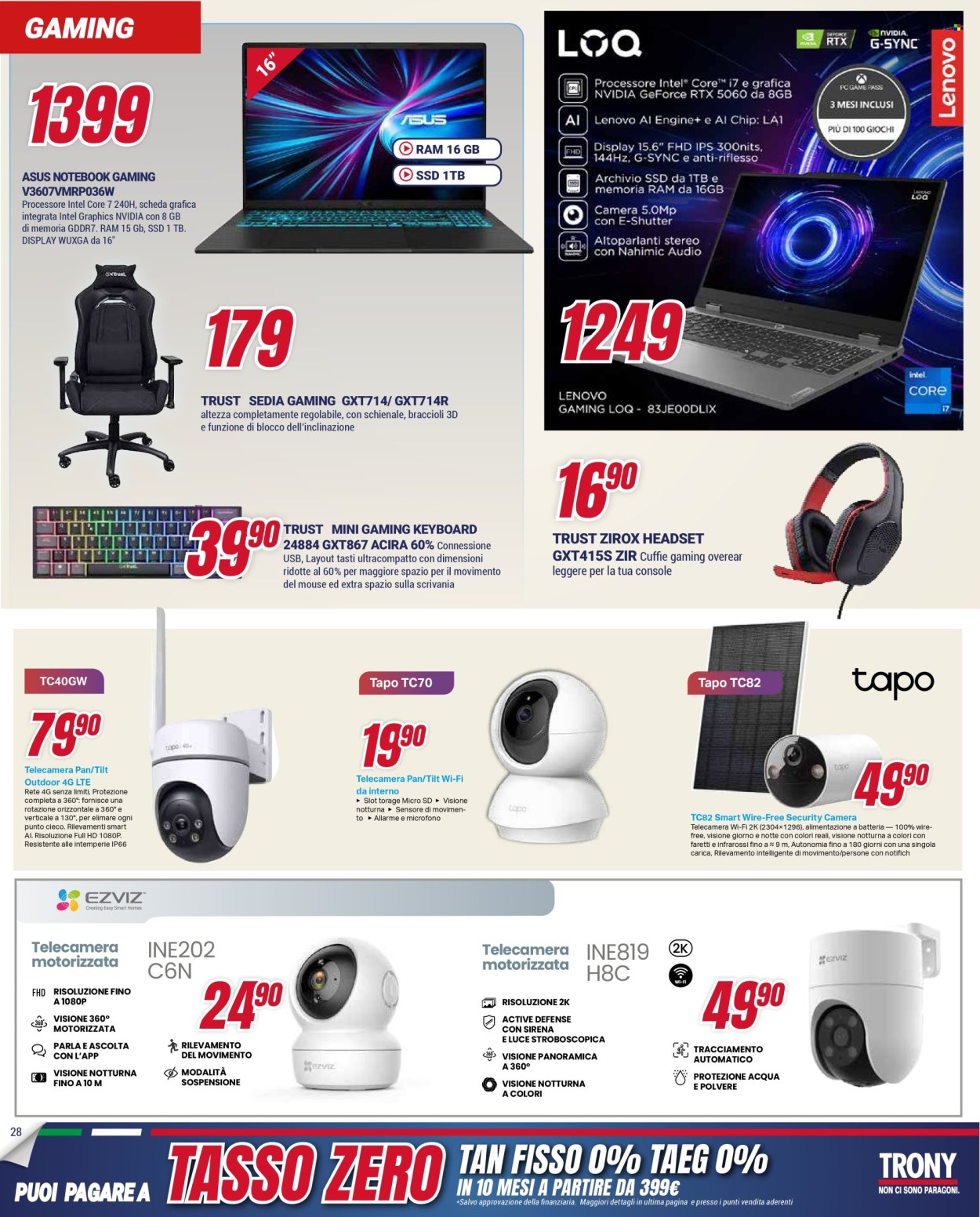 Volantino Trony - 15/1/2026 - 4/2/2026. Pagina 28