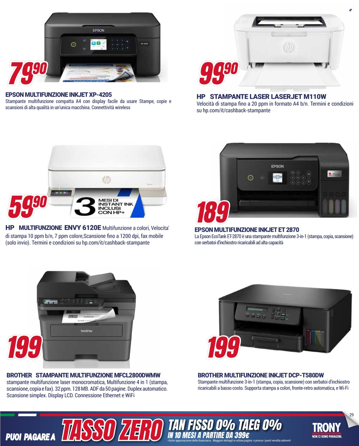 Volantino Trony - 15/1/2026 - 4/2/2026. Pagina 29