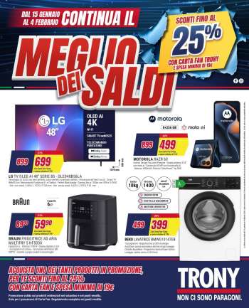 Volantino Trony - 15/1/2026 - 4/2/2026.