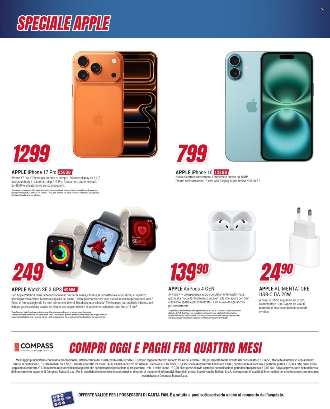 Volantino Trony - 15/1/2026 - 4/2/2026. Pagina 26