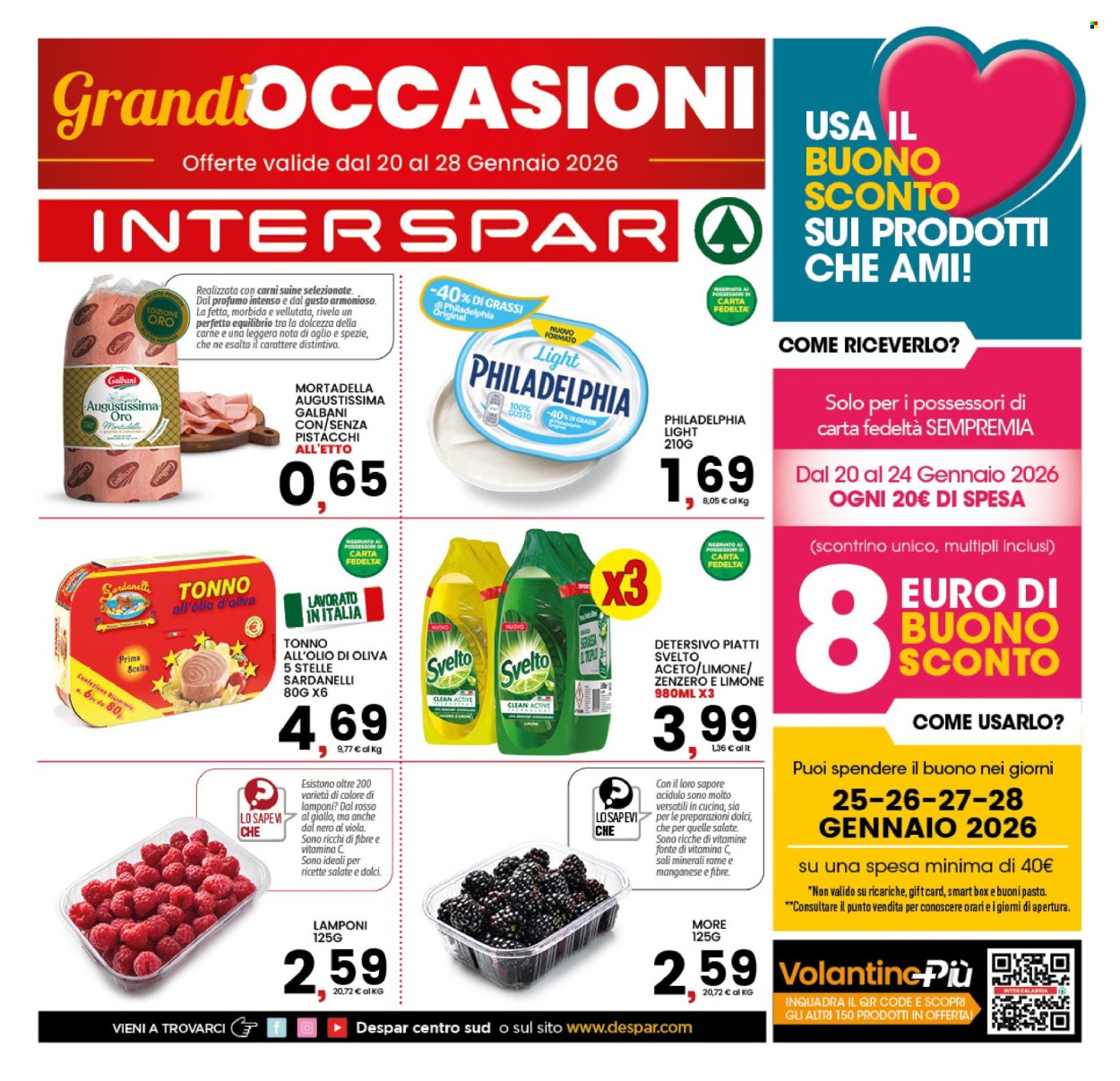 Volantino Interspar - 20/1/2026 - 28/1/2026. Pagina 1