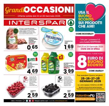 Volantino Interspar - 20/1/2026 - 28/1/2026.