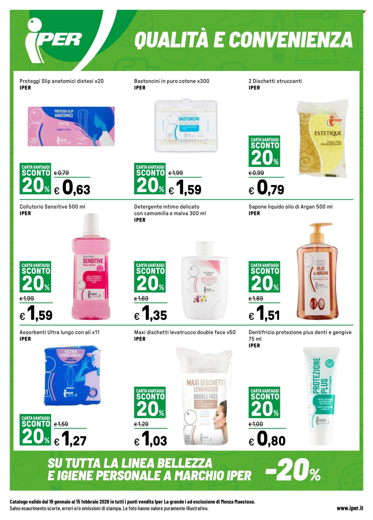 Volantino Iper, La grande i - 19/1/2026 - 15/2/2026. Pagina 20