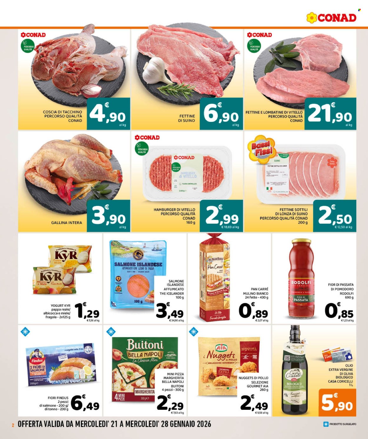 Volantino Conad - 21/1/2026 - 28/1/2026. Pagina 2