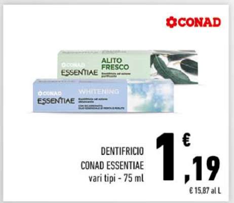 Dentifricio Conad Essentiae