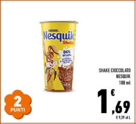 SHAKE CIOCCOLATO NESQUIK