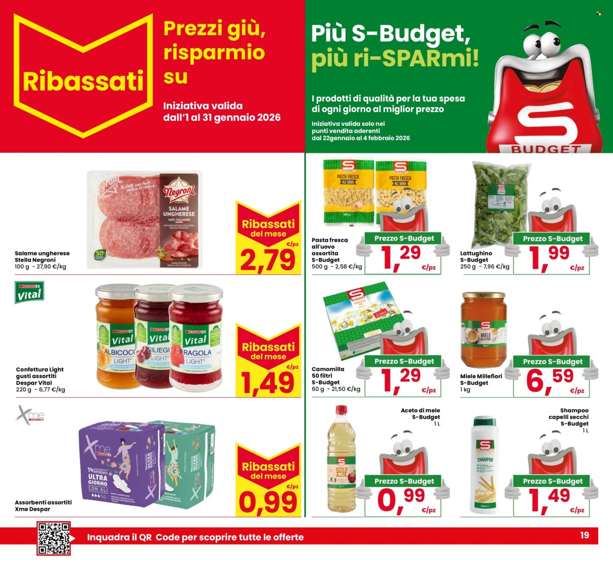 Volantino Eurospar - 22/1/2026 - 4/2/2026. Pagina 19