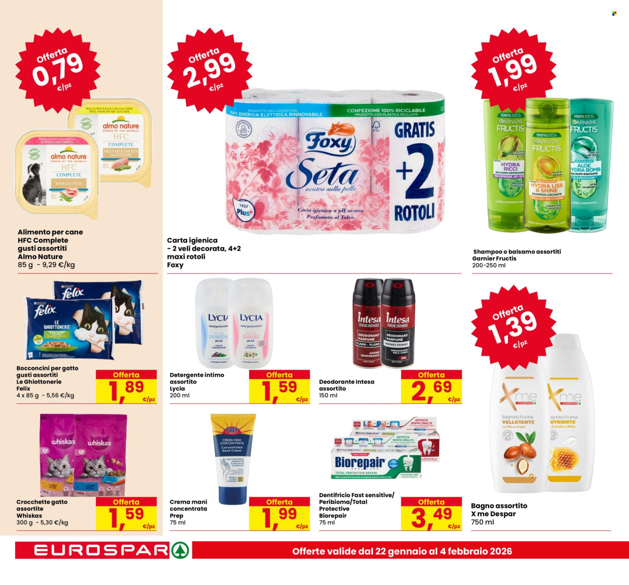 Volantino Eurospar - 22/1/2026 - 4/2/2026. Pagina 22