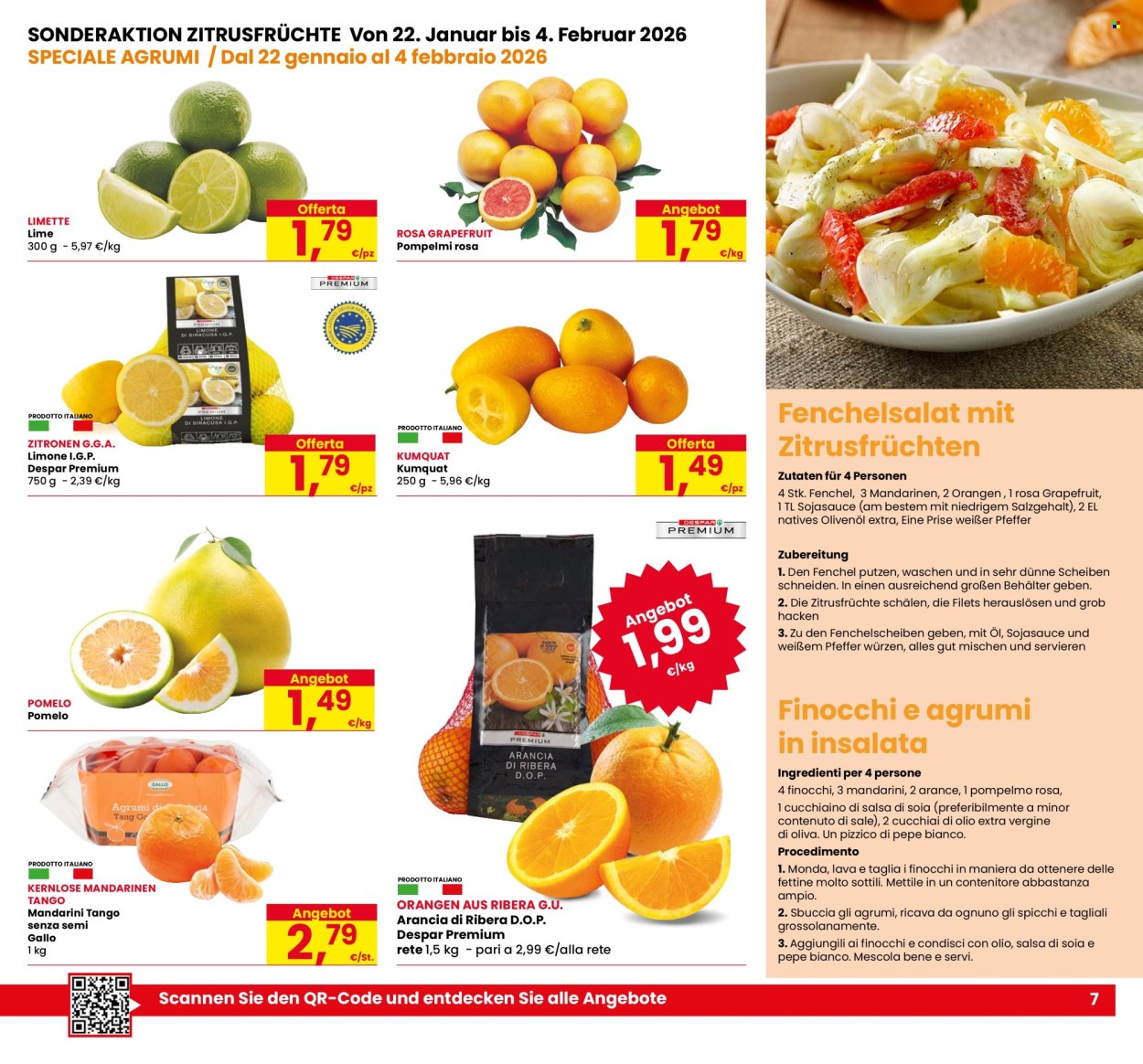 Volantino Eurospar - 22/1/2026 - 4/2/2026. Pagina 7
