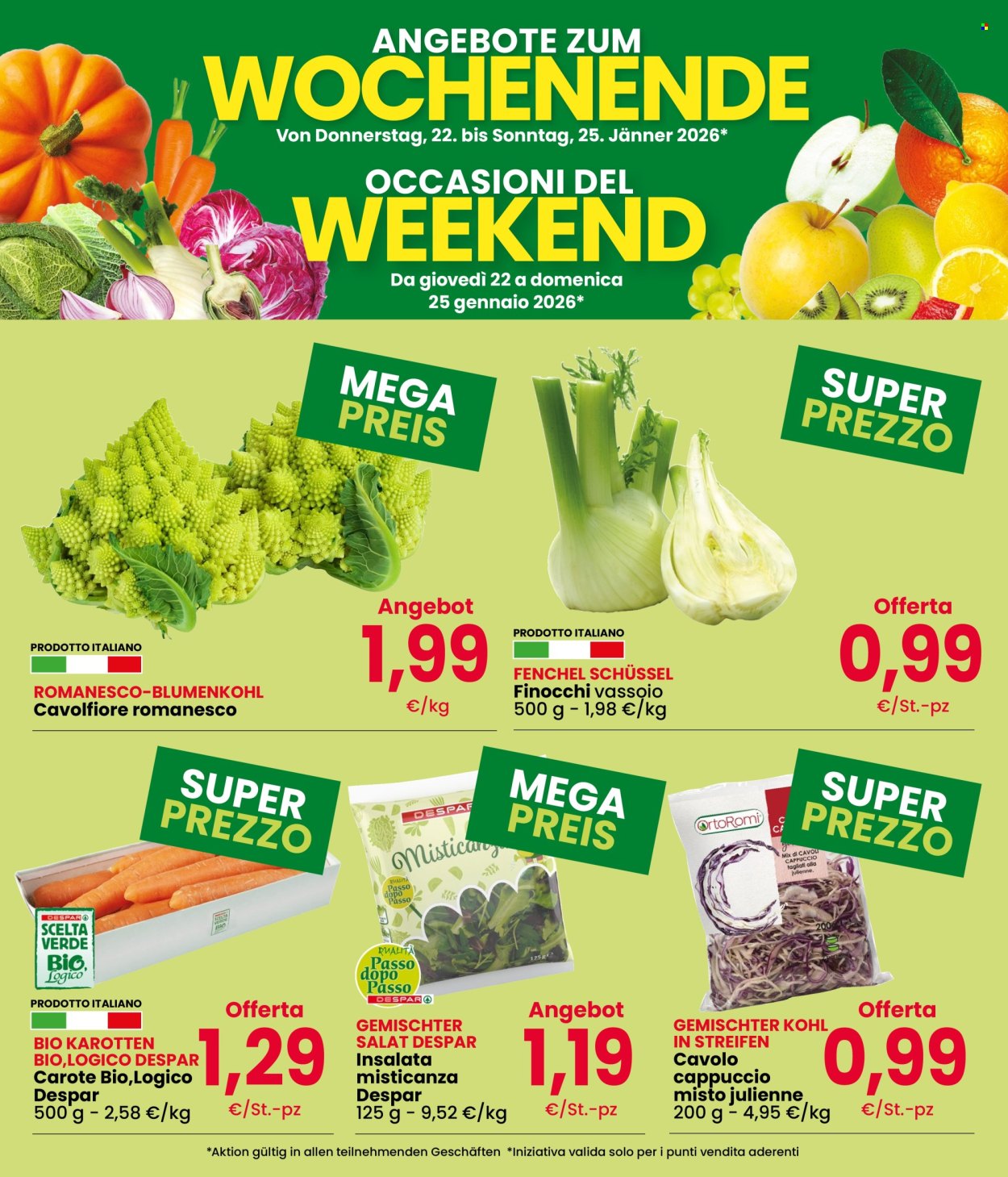 Volantino Eurospar - 22/1/2026 - 25/1/2026. Pagina 3