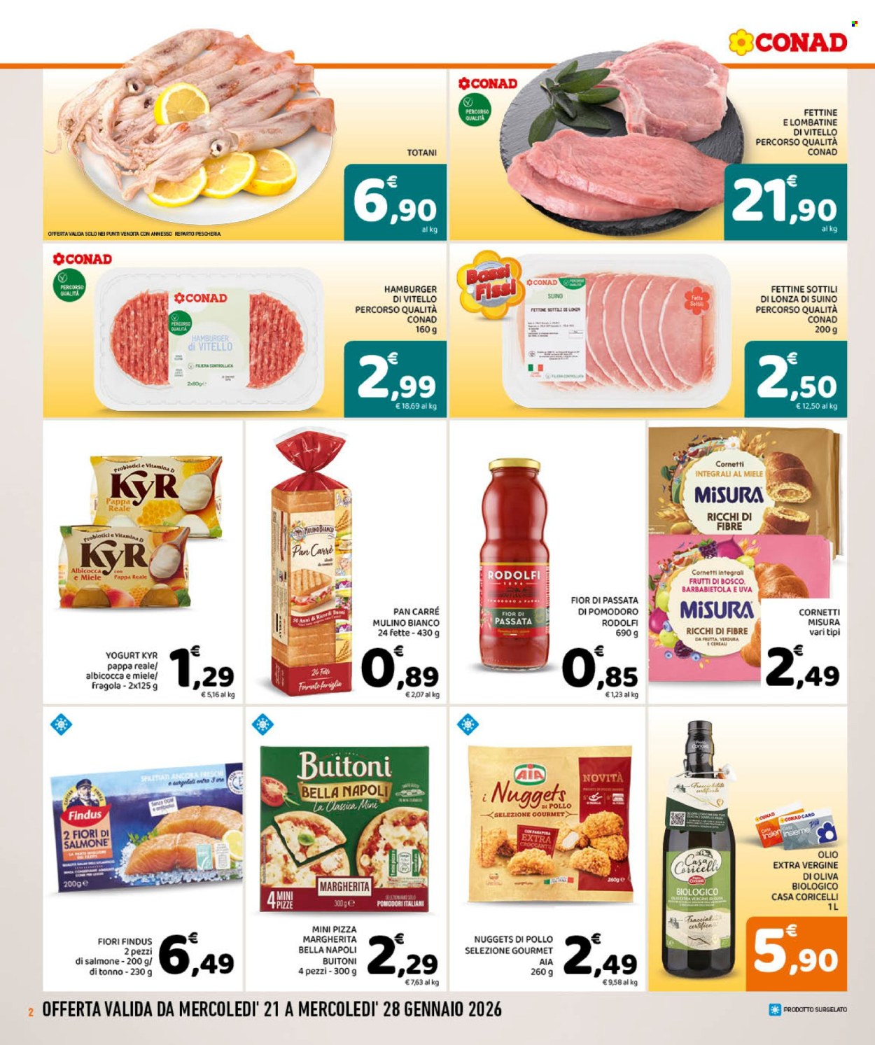 Volantino Conad - 21/1/2026 - 28/1/2026. Pagina 2
