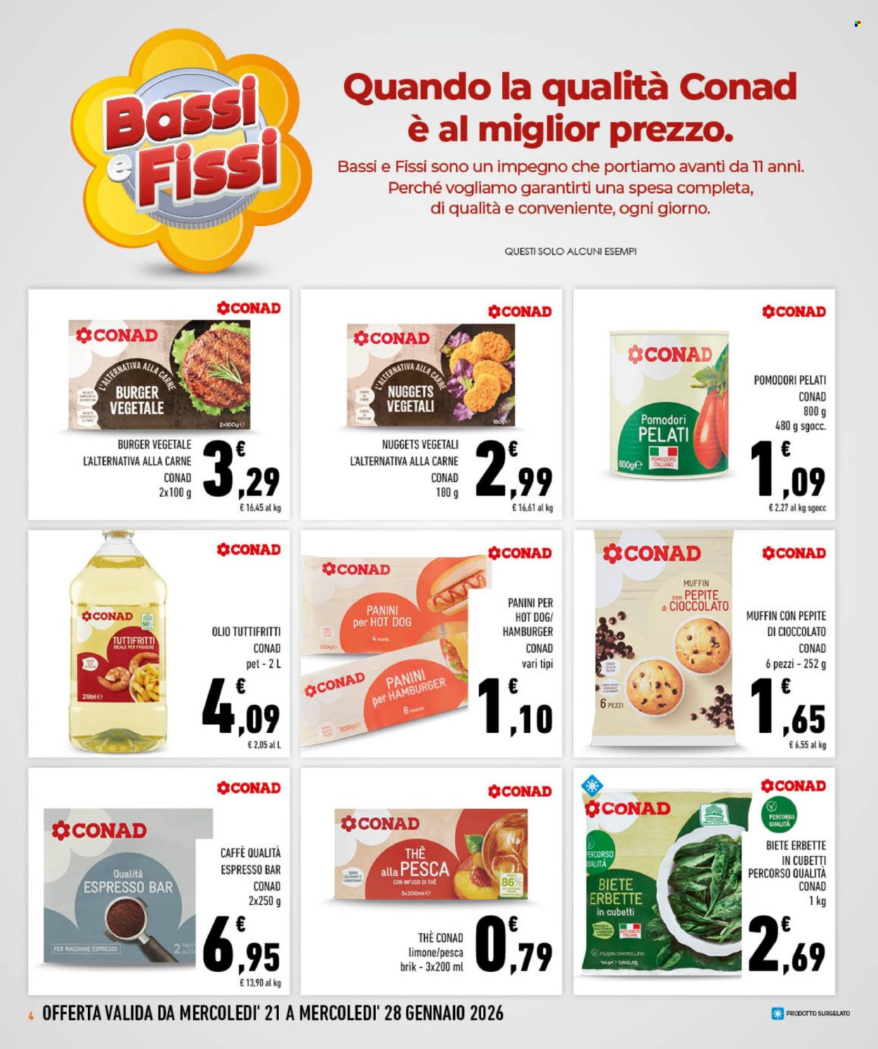 Volantino Conad - 21/1/2026 - 28/1/2026. Pagina 4