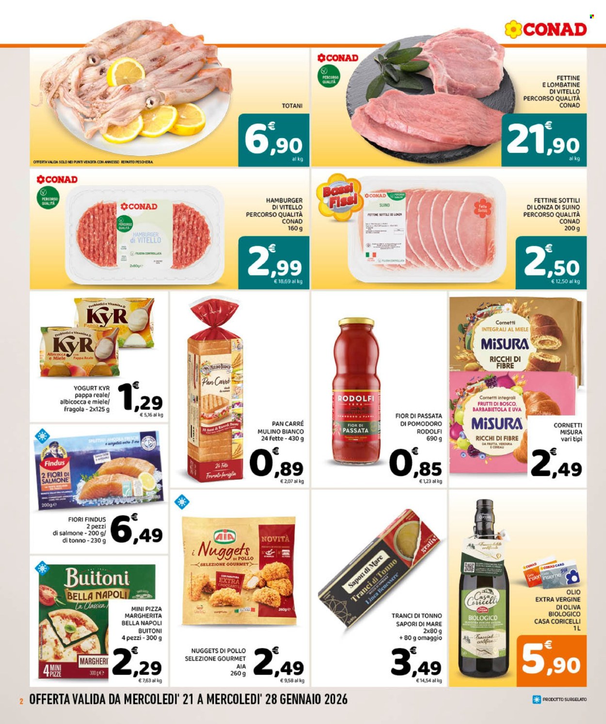 Volantino Conad - 21/1/2026 - 28/1/2026. Pagina 2