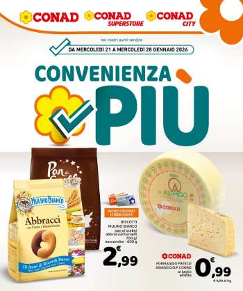 Volantino Conad - 21/1/2026 - 28/1/2026.