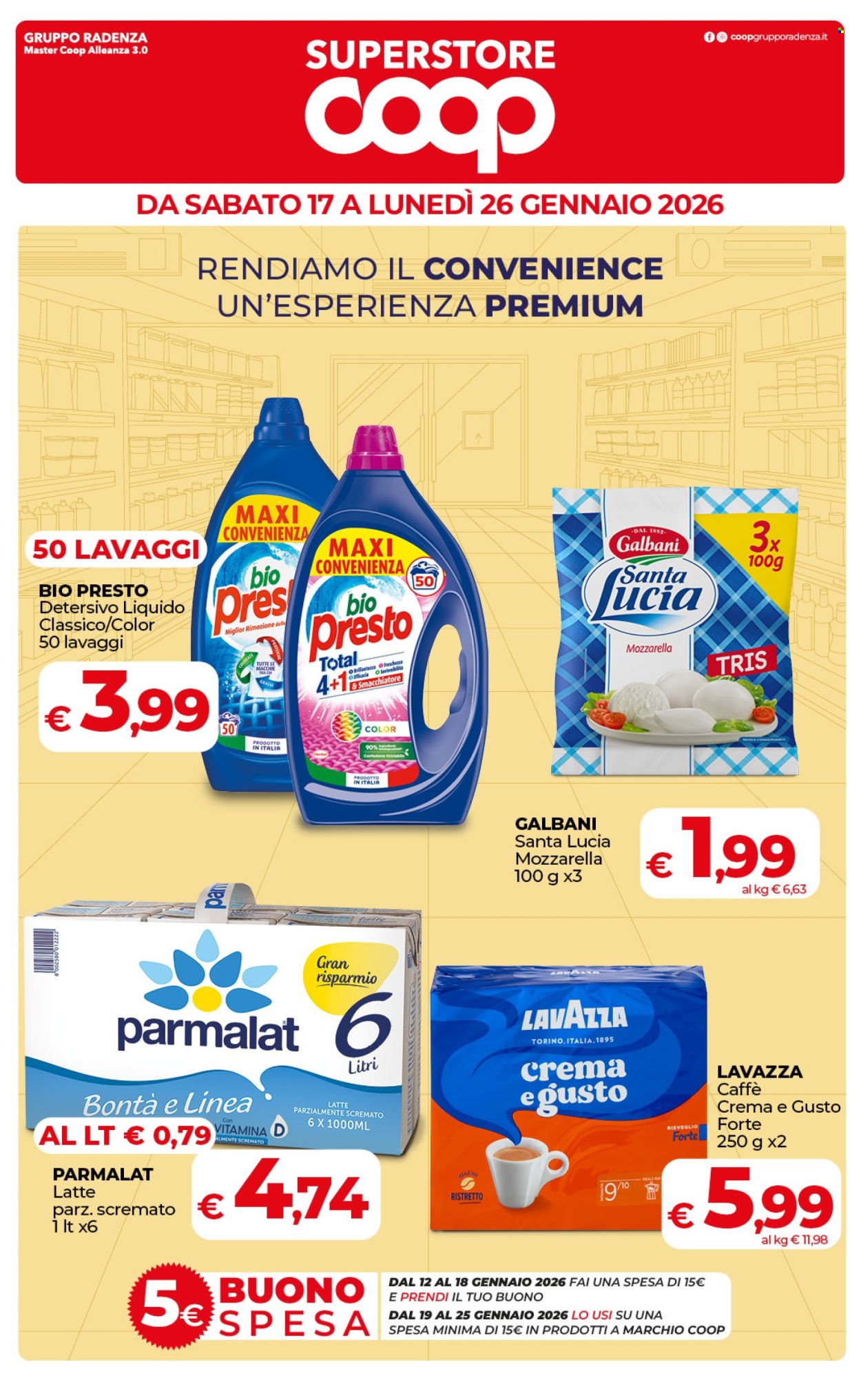 Volantino Coop - 17/1/2026 - 26/1/2026. Pagina 1