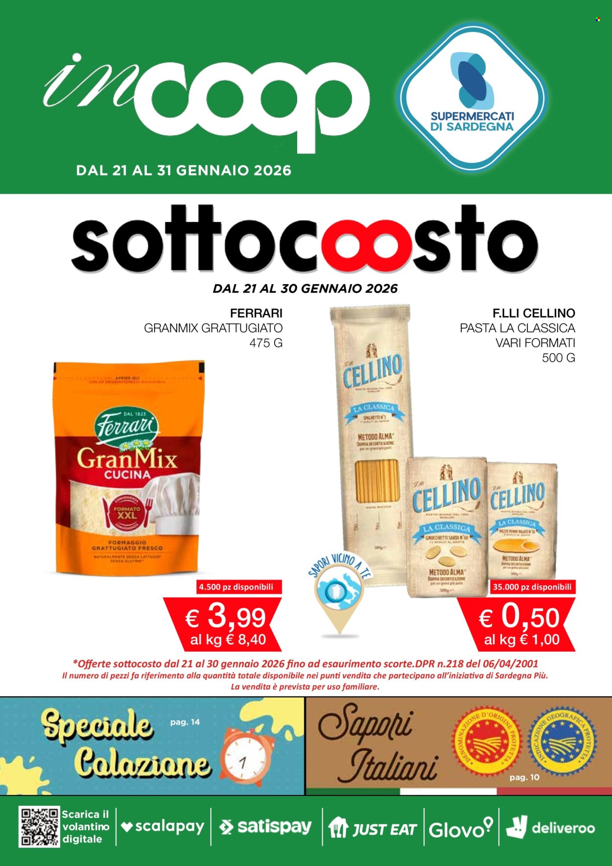 Volantino Coop - 21/1/2026 - 31/1/2026. Pagina 1