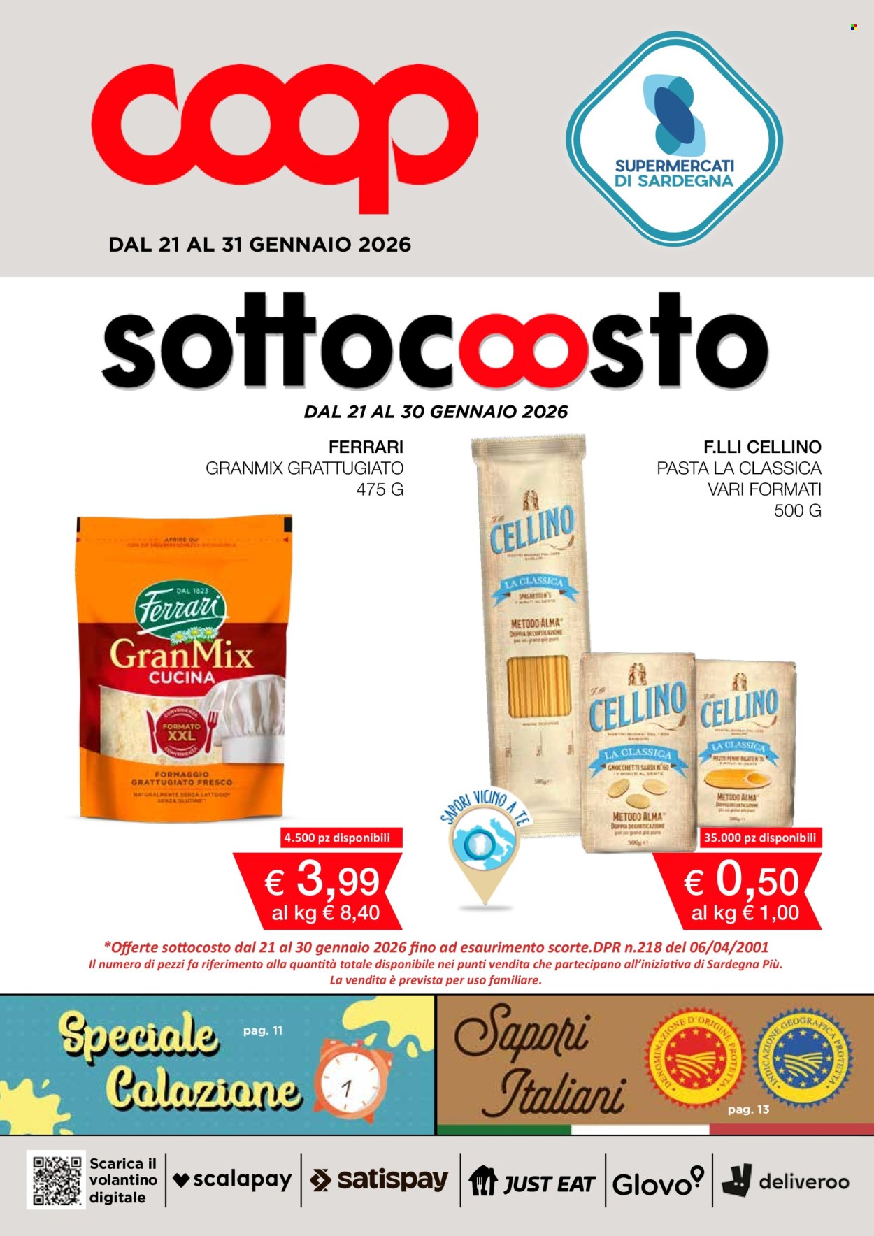 Volantino Coop - 21/1/2026 - 31/1/2026. Pagina 1