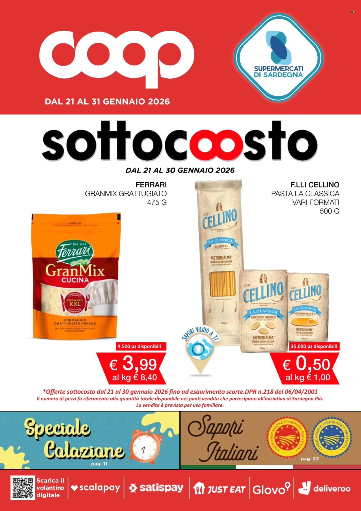 Volantino Coop - 21/1/2026 - 31/1/2026. Pagina 1