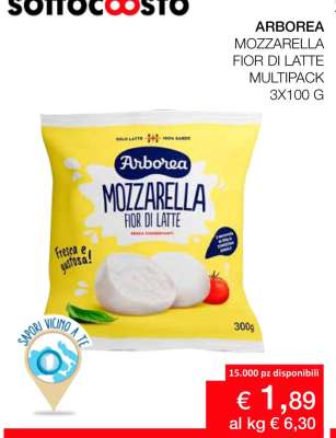 ARBOREA MOZZARELLA FIOR DI LATTE