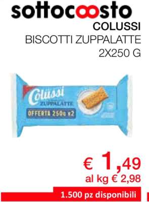 COLUSSI BISCOTTI ZUPPALATTE
