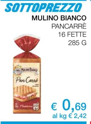 Mulino Bianco Pancarré