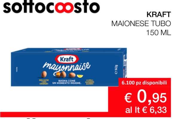 KRAFT MAIONESE TUBO
